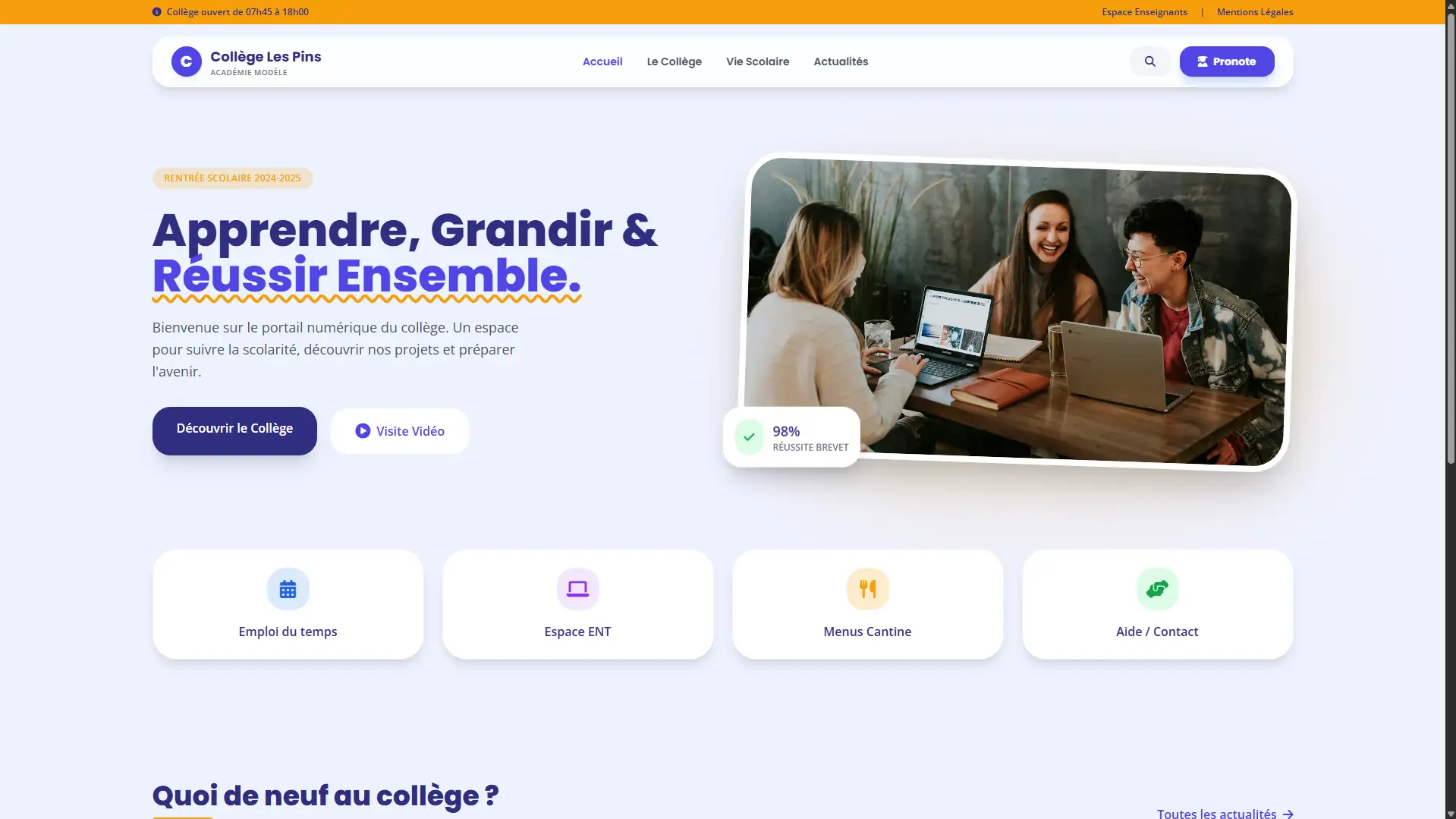 Scolaire Collège 01